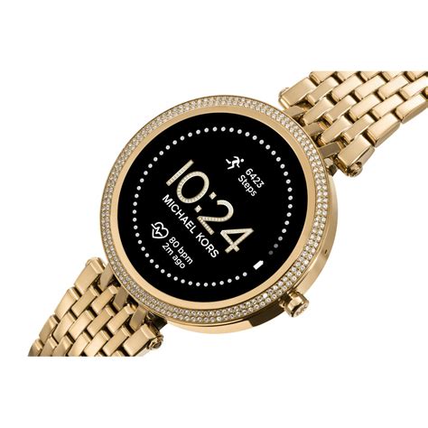 michael kors darci gen 5e dames display smartwatch mkt5127|Gen 5E Darci Pavé Gold.